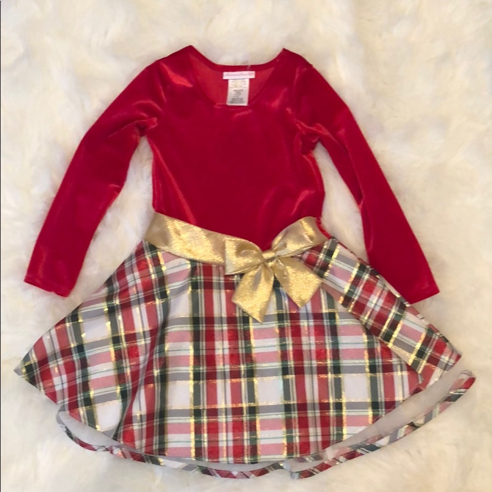 ⭐️Bonnie Jean plaid dress. Size 5T